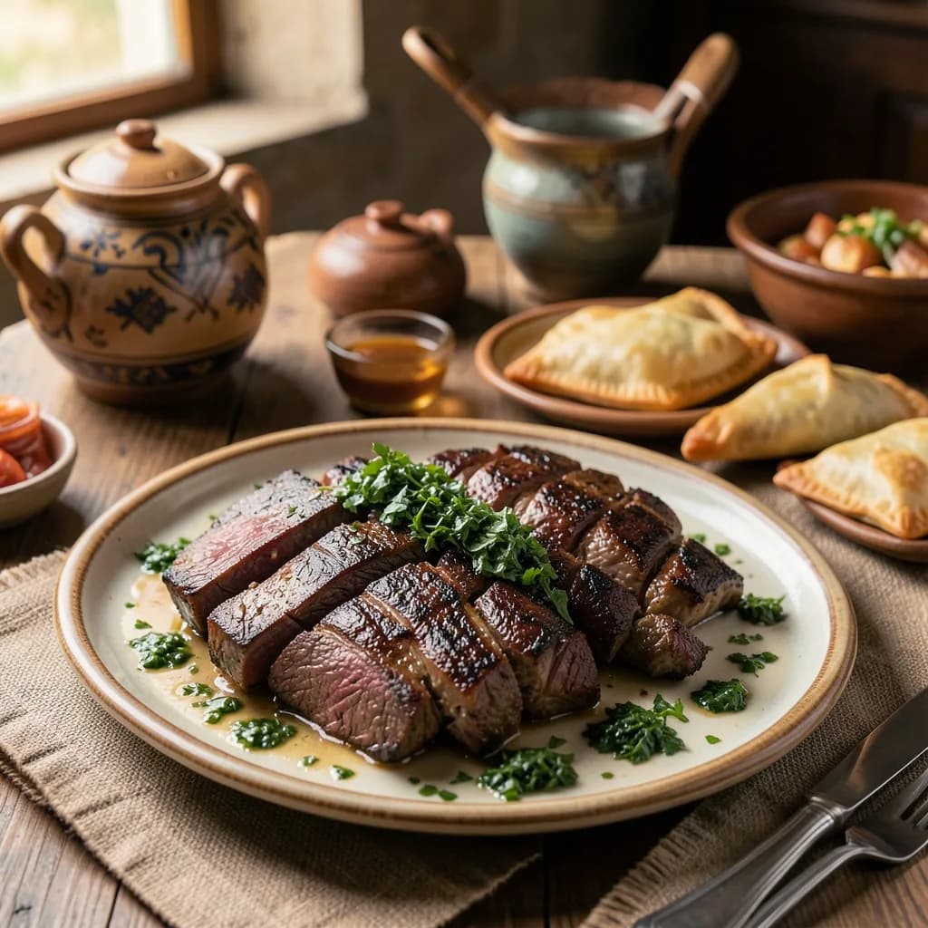 AI Argentinian Food Photography