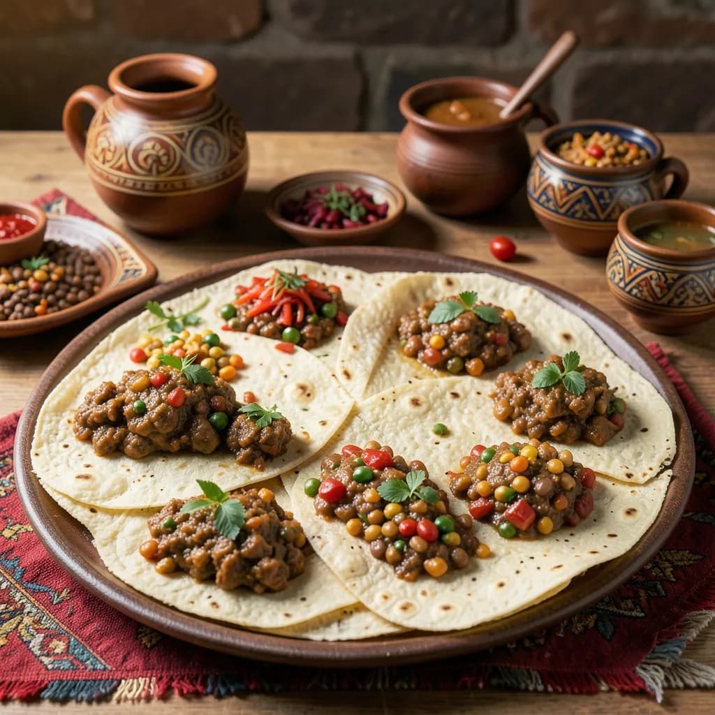 AI Ethiopian Food Photography