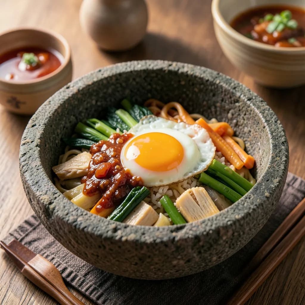 AI Korean Food Photography