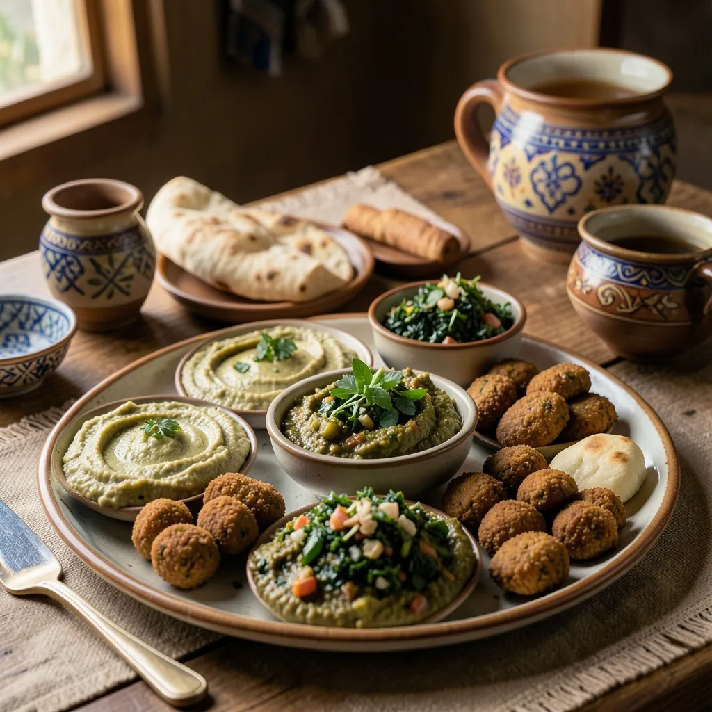 AI Lebanese Food Photography