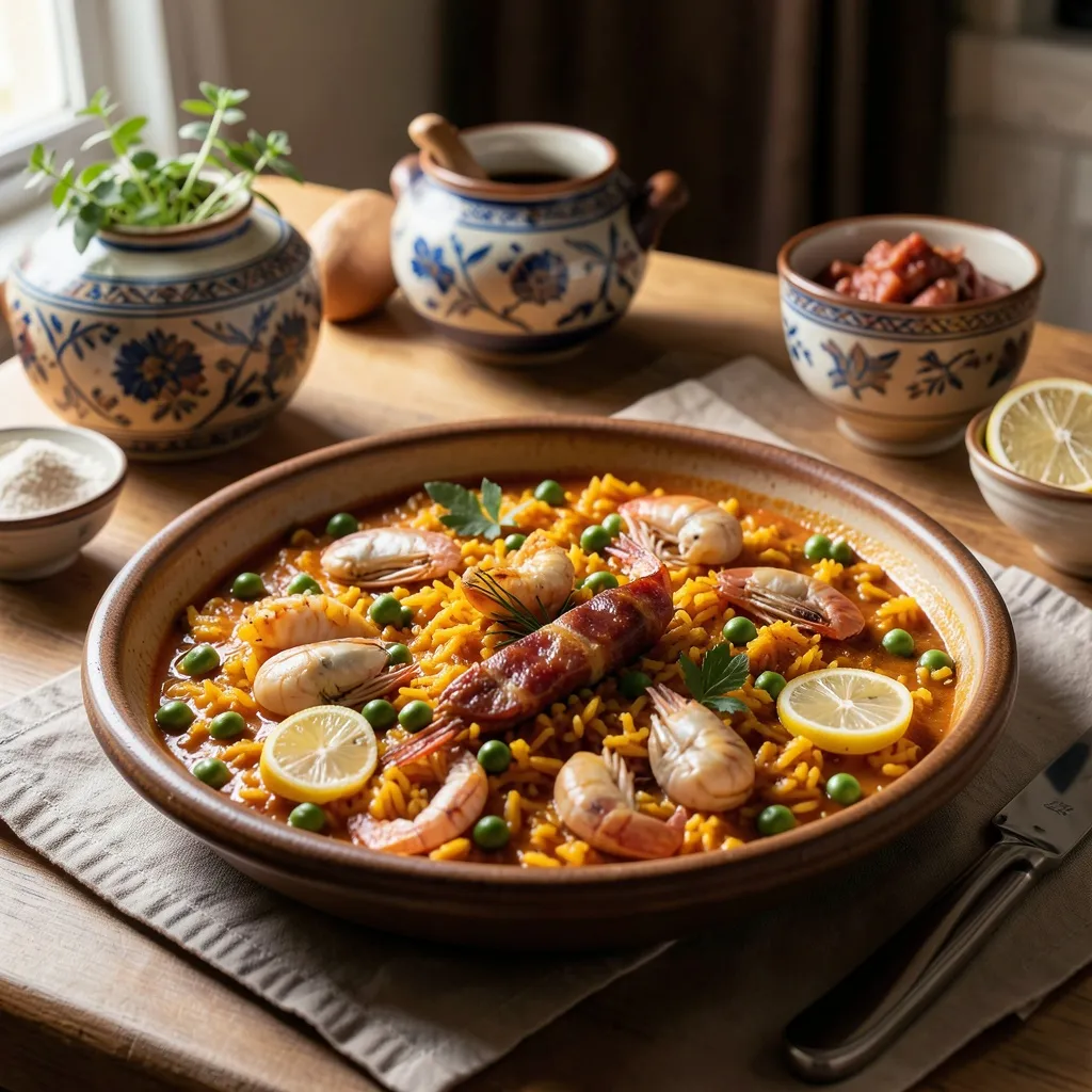 AI Spanish Food Photography